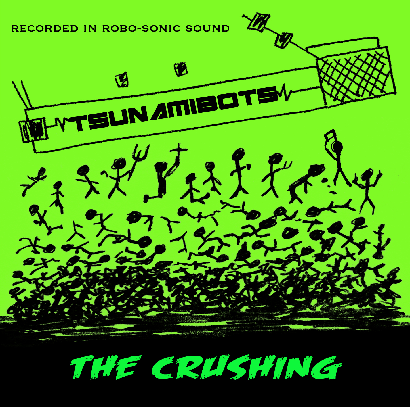 THE-CRUSHING-CD-COVER-RGB image SRW010 The Tsunamibots - The Crushing Image