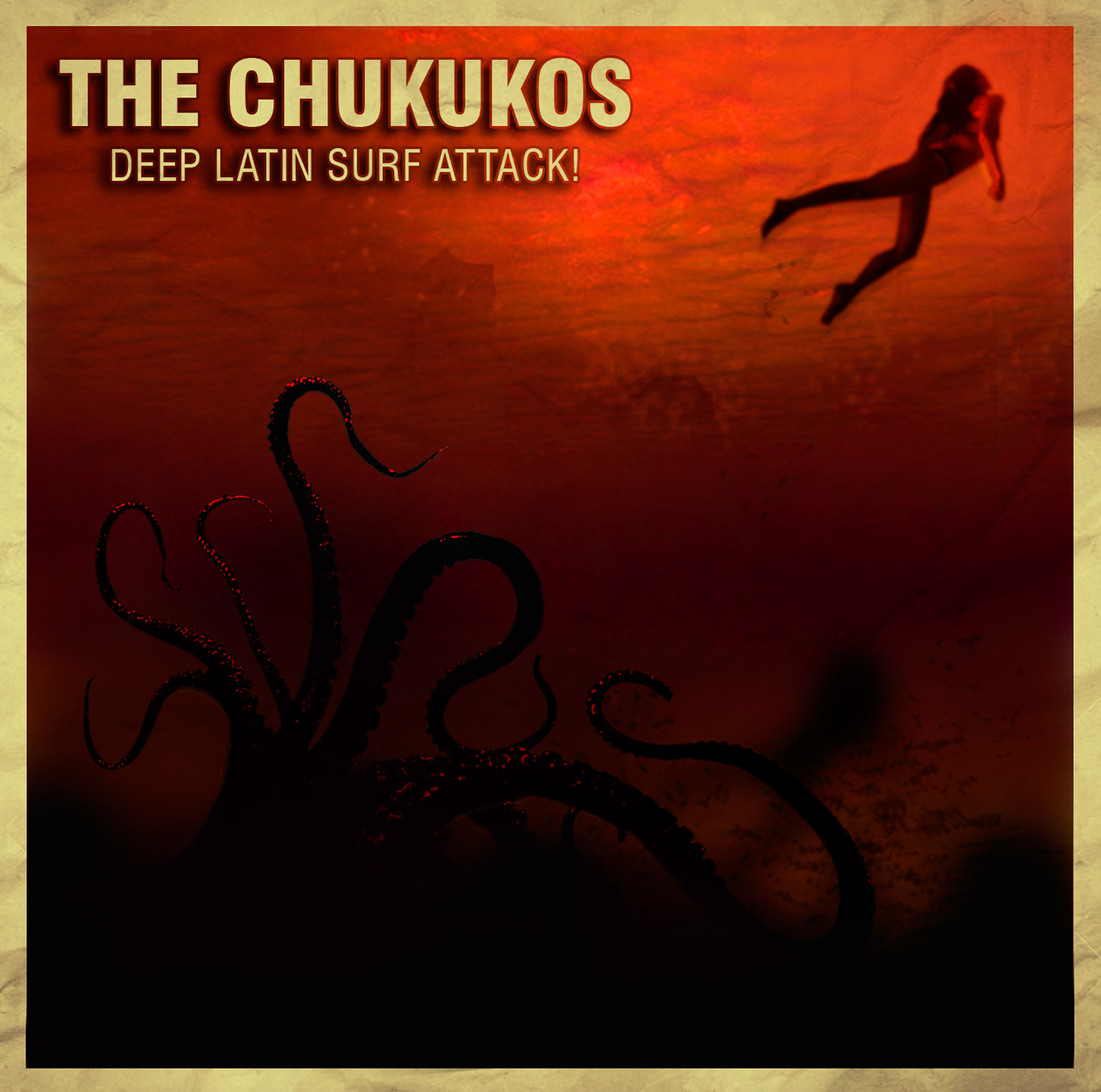 Chukukosfrontcover The Chukukos release Deep Latin Surf Attack! - SHARAWAJI.COM