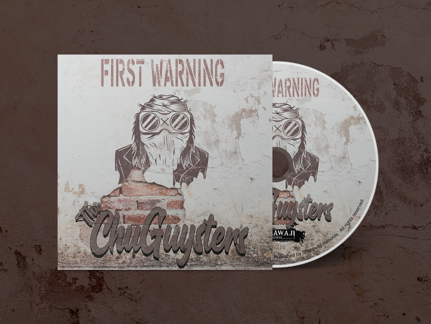 SRW216a_bandcamp_jacket_CD The ChuGuysters - First Warning (Digital Download and Jacket CD) - SHARAWAJI.COM